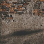 wall with broken bricks